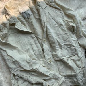 Madewell linen cardigan
